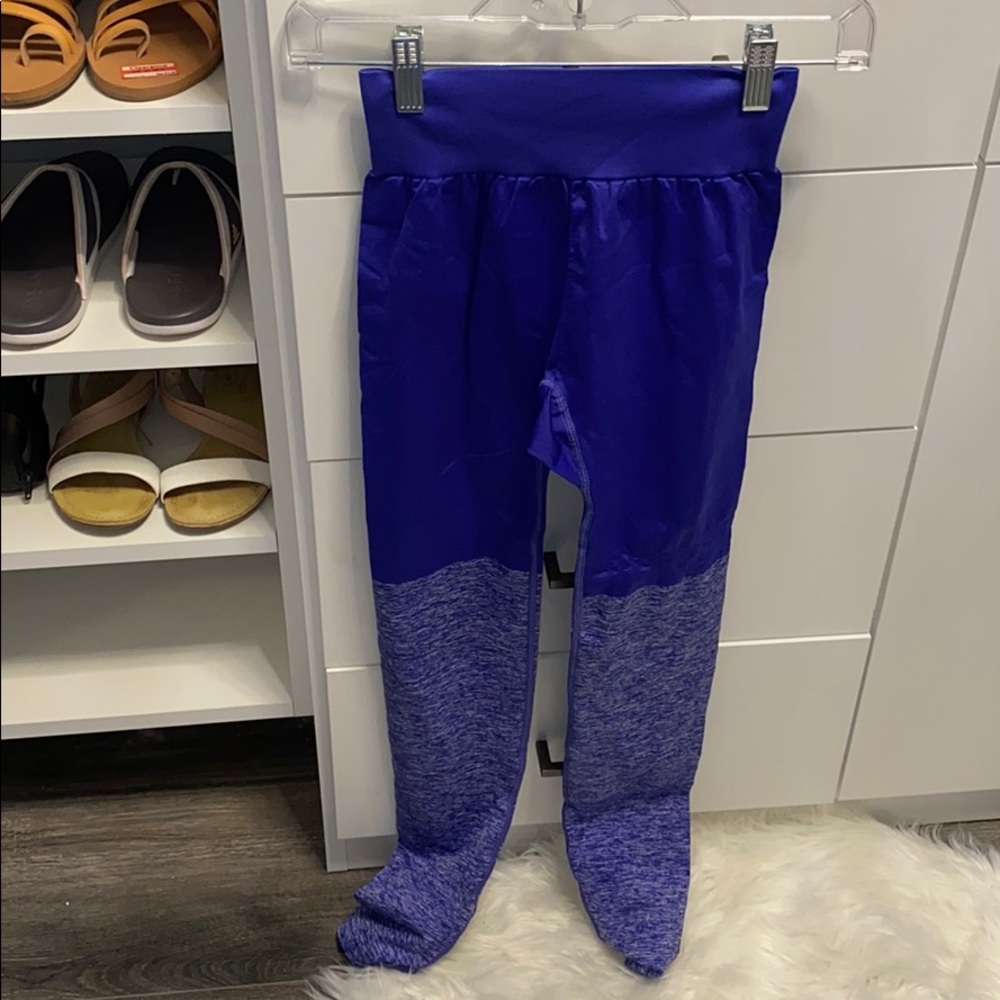 PURPLE two toned gymshark leggings!